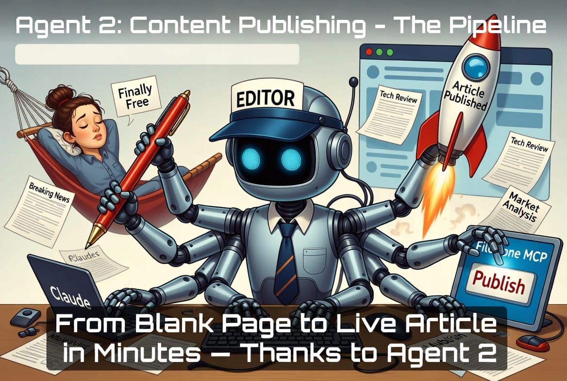 Agent 2: content publishing - the pipeline