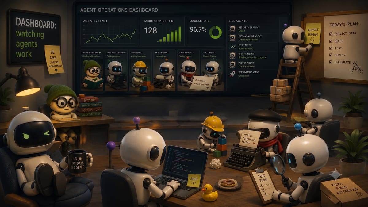 Dashboard: Watching the Agents Work